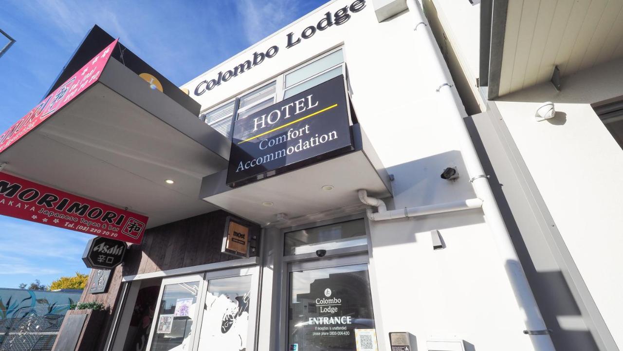 Colombo Lodge Hotel Christchurch Esterno foto
